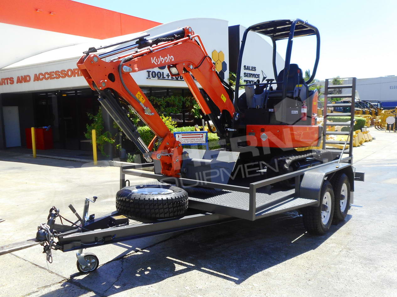 2142C Kubota U35 + 4.5T Trailer Southern Tool + Equipment Co. New