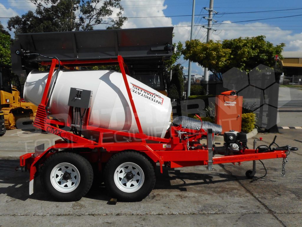 Interstate Trailers® CMX1500 Mobi Concrete Cement Mixer Trailer
